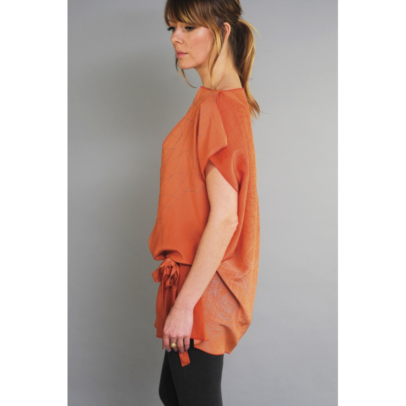 5-in-1 Tunic Orange Rose